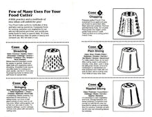 Load image into Gallery viewer, Kitchen Machine Rotary Food Cutter - Single Base