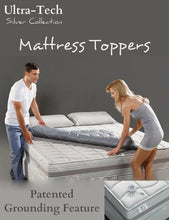 Load image into Gallery viewer, Ultra-Tech Silver Collection removable Grounding Mattress Toppers