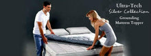 Load image into Gallery viewer, Ultra-Tech Silver Collection removable Grounding Mattress Toppers