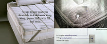 Load image into Gallery viewer, Ultra-Tech Silver Collection removable Grounding Mattress Toppers