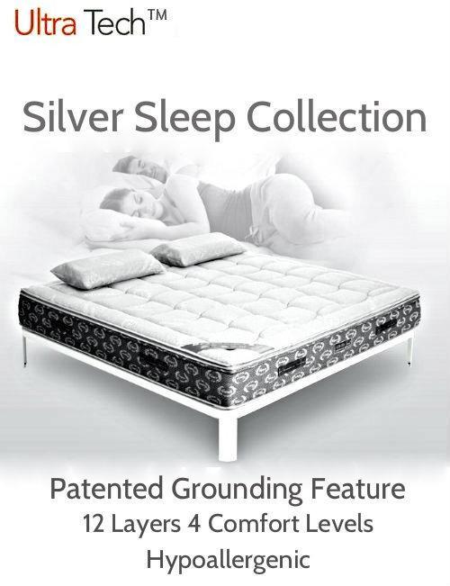 Ultra Tech Silver Sleep Collection Grounding Mattress
