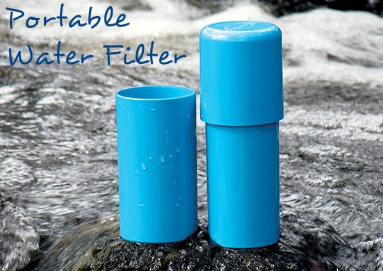 Portable Water Filter - Makes 5,000 8oz glasses of filtered water ...